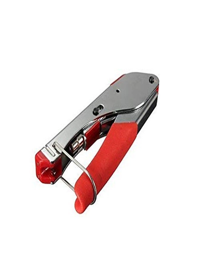 Axtella أداة ضغط موصلات مقاومة للماء من أكسيلا، احترافية، لكابلات RG6-5C وRG59-4C المحورية الخاصة بأطباق الأقمار الصناعية. - Image 5
